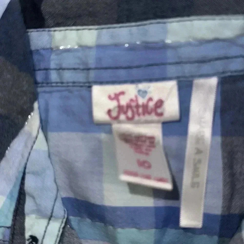 Justice Girls Flannel T-Shirt - Picture 4 of 6